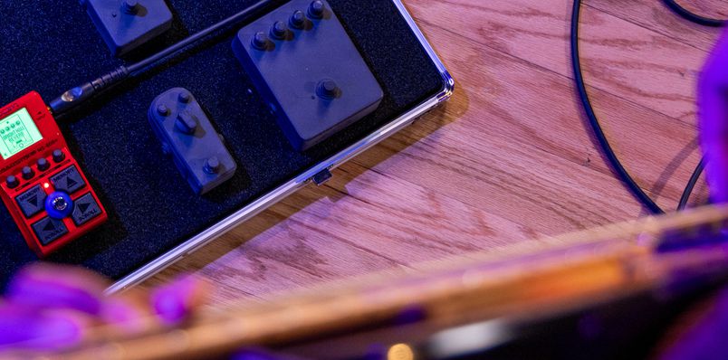 MS-60B+ in the pedalboard