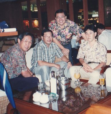 Zoom demonstration/workshop in Singapore during the 90s with Jeremy Monteiro and the founder of City Music, Mr Willy. Hoe