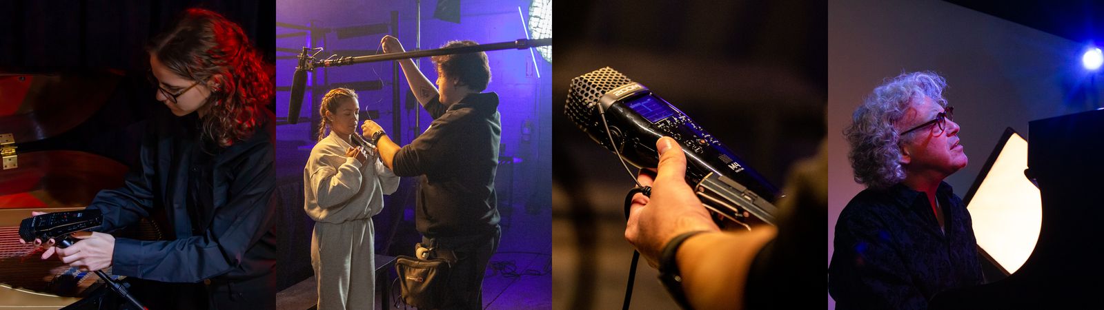 various Creators recording with the M4