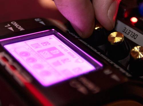 Using the control knobs on the MS-80IR+