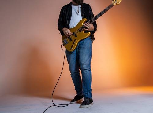 Bassist Dimitry Gorodetsky playing through the B6