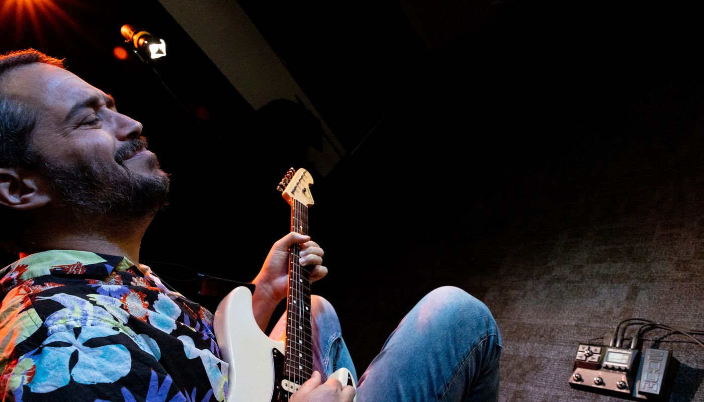 Guitarist Yotam Silberstein playing through the G2X Four