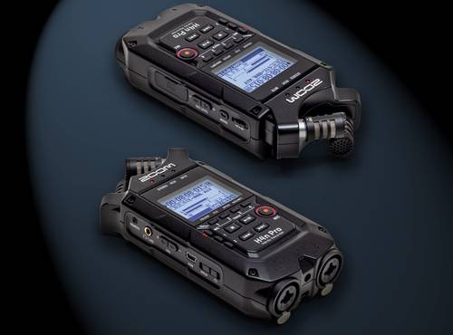 H4n Pro photo of inputs and outputs on all four sides of the product