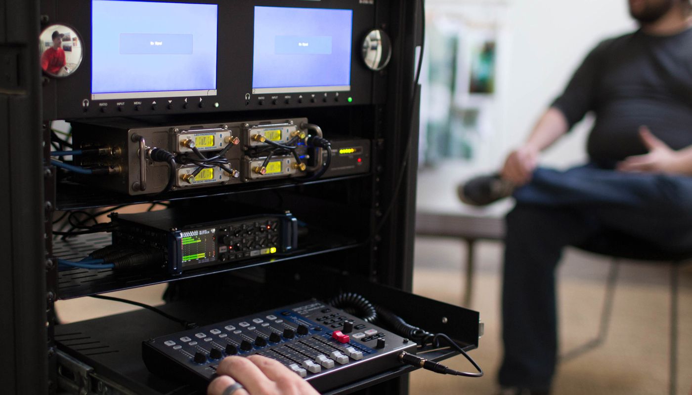 F-Control in use in a video production