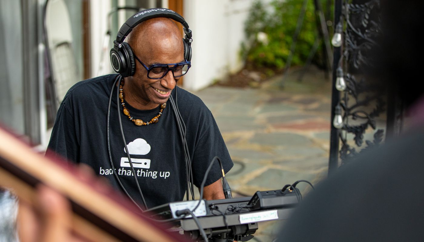 Spicing things up with Omar and Keyboardist Rachel Z