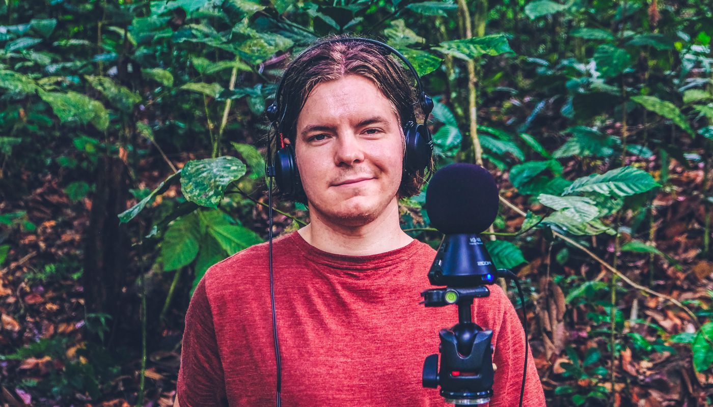 Using H3-VR to record natural ambient sound in the jungles of Indonesia