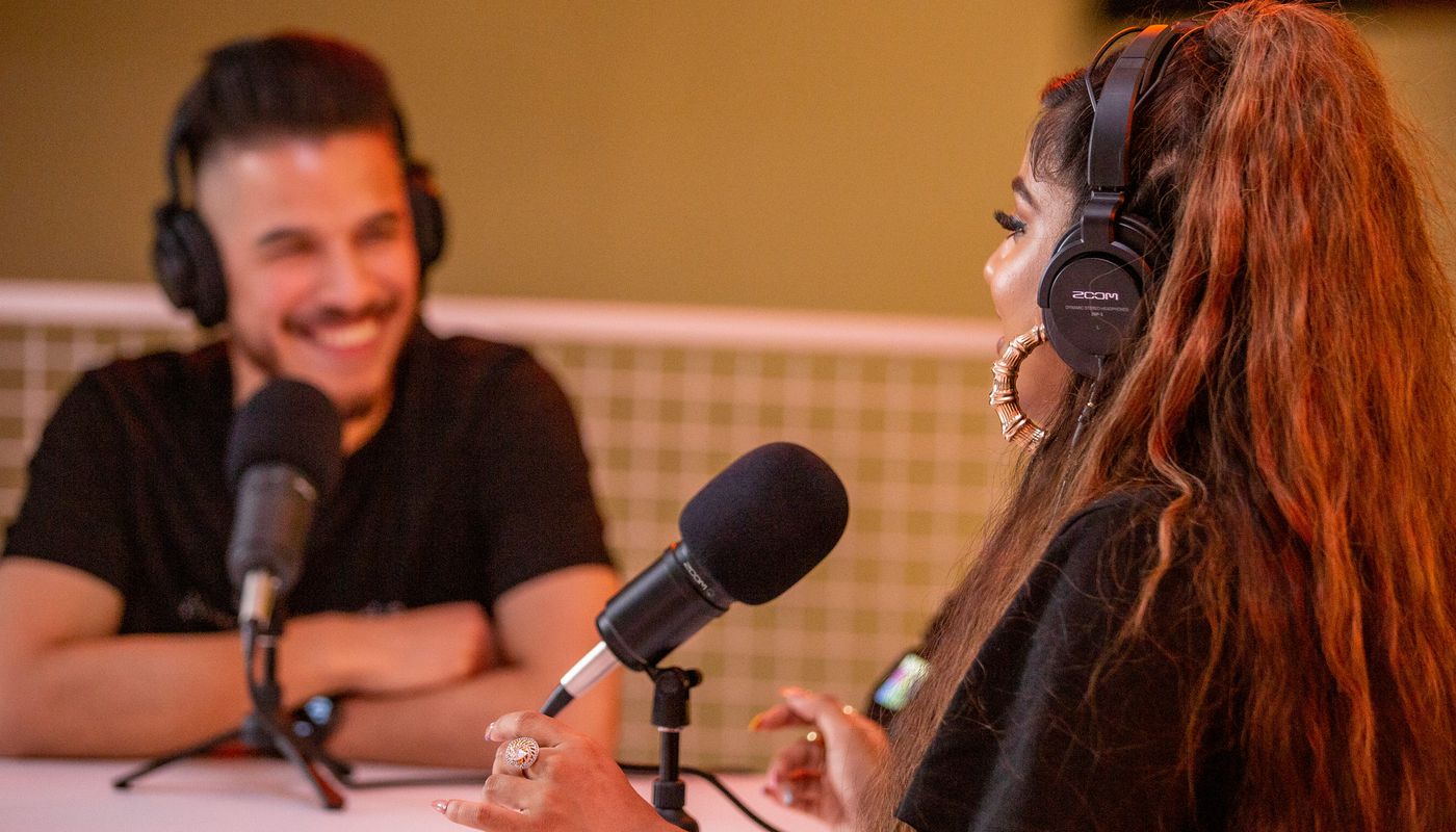 Podcasters using the ZDM-1 Podcast Mic Pack