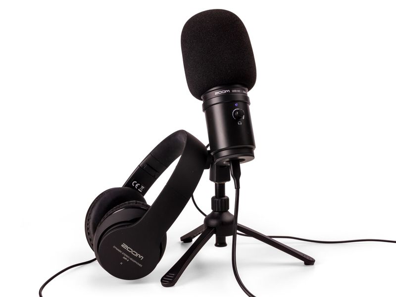 Mic and headphones