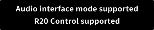 Audio IF & R20 Control supported