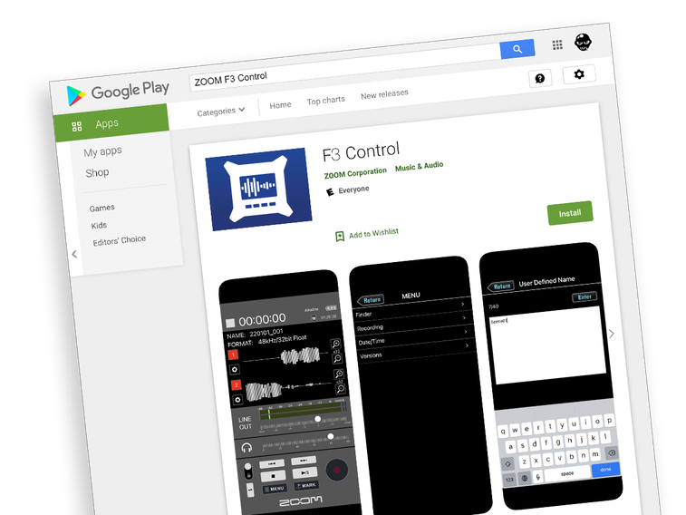 F3 Control on Google Play