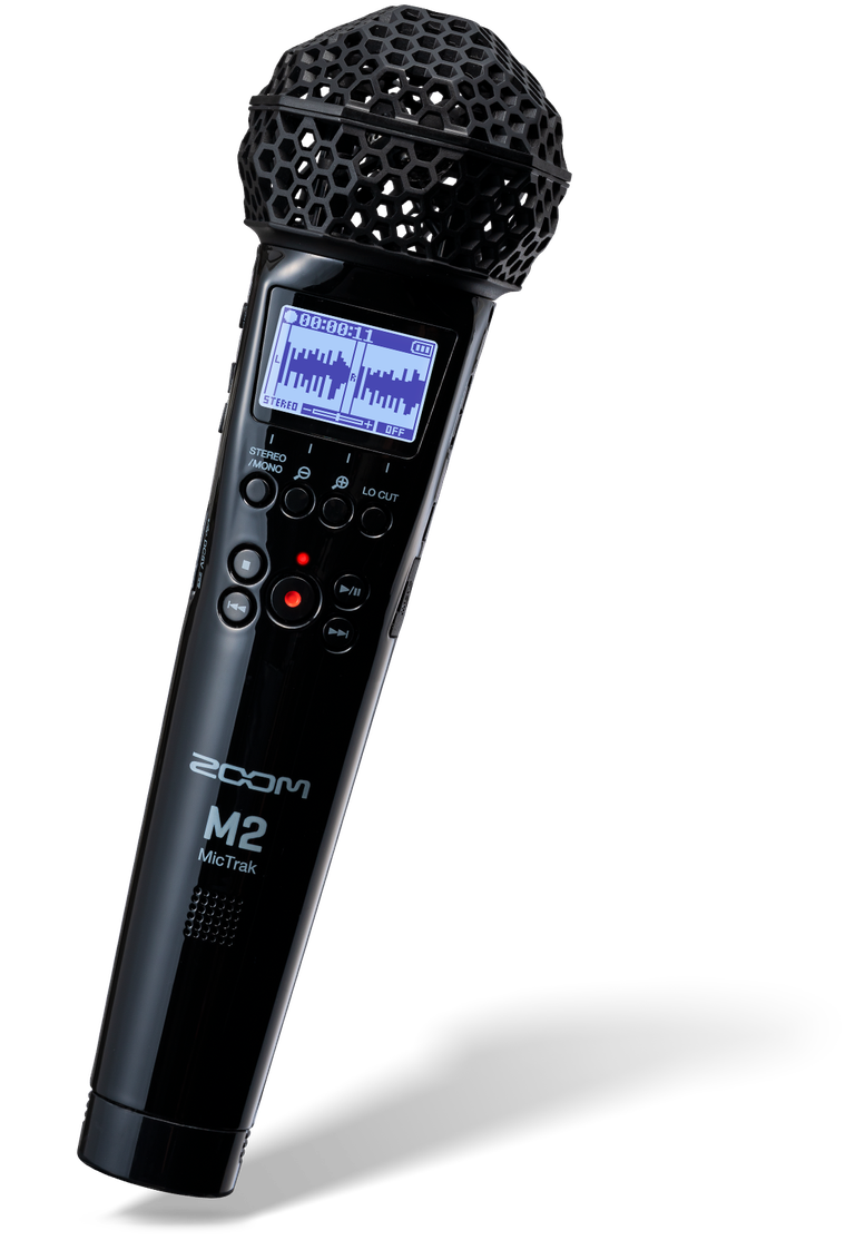 Front view of the Zoom M2 MicTrak