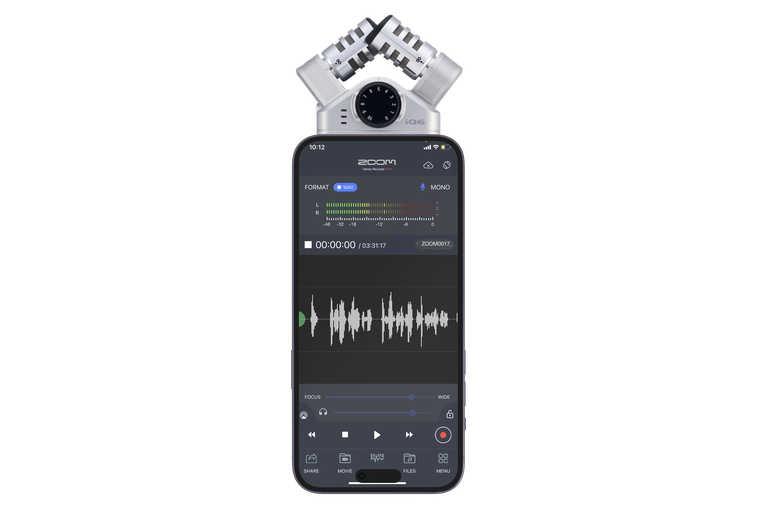 Handy Recorder PRO app on iPhone