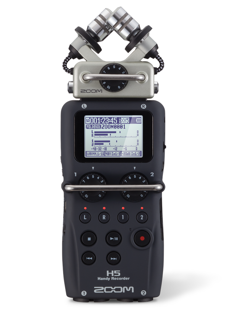 Front of the H5 Handy Recorder