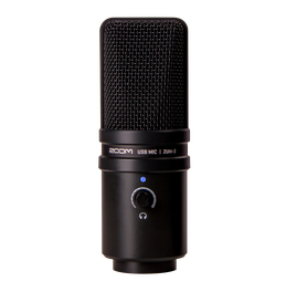 ZUM-2 product shot, with wind screen, mic stand and cable